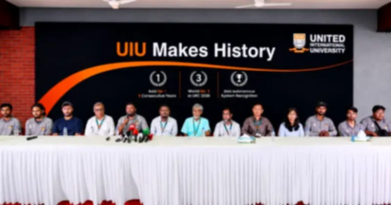 ইউআইইউ মার্স রোভার টিমের বিশ্বে তৃতীয় ও এশিয়ায় প্রথম স্থান অর্জন