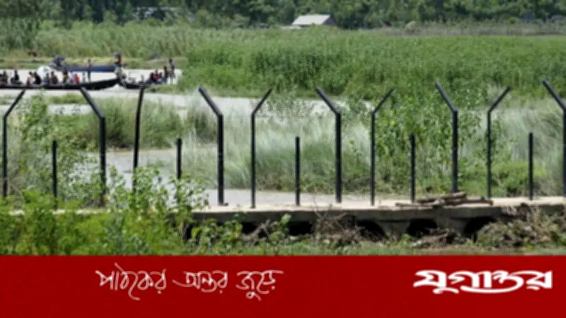 মেঘালয়ে সীমান্ত বেড়া নির্মাণে বাধা, গ্রামবাসীর বিক্ষোভ