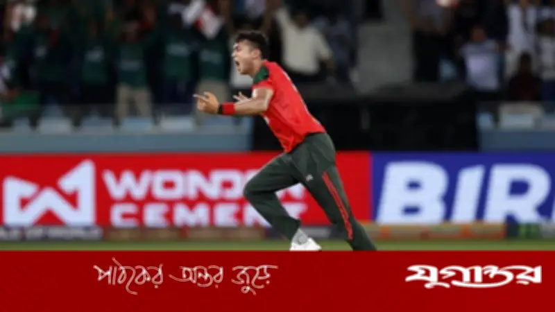 ১৭ বছর পর তাসকিনের নজির: ইনিংসের প্রথম বলে উইকেট