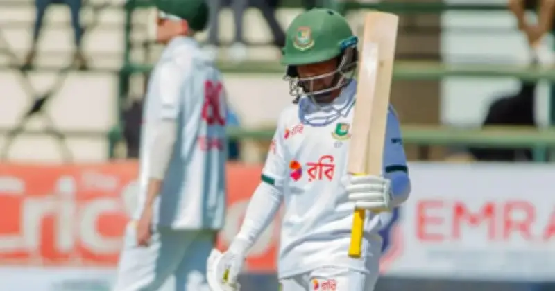 জিম্বাবুয়ের বিপক্ষে টেস্টে ১৪০ রানে অলআউট বাংলাদেশ