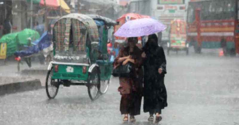 সারাদেশে টানা পাঁচ দিন বৃষ্টির পূর্বাভাস দিয়েছে আবহাওয়া অফিস