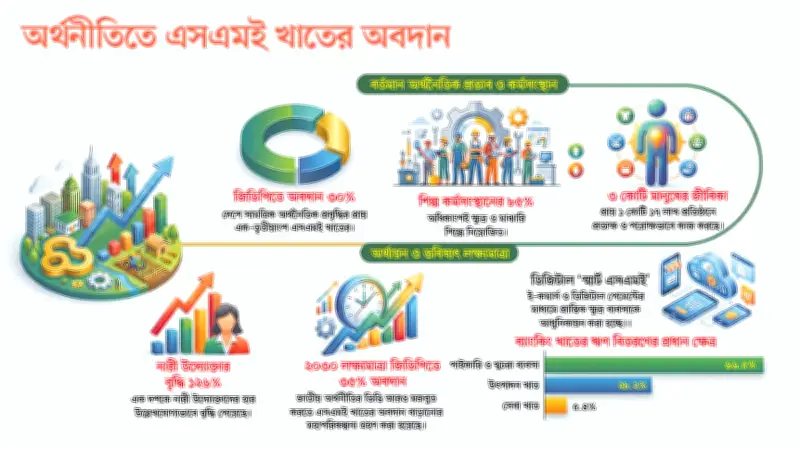 বৈশ্বিক চ্যালেঞ্জ মোকাবিলায় টিকে আছে দেশের এসএমই খাত