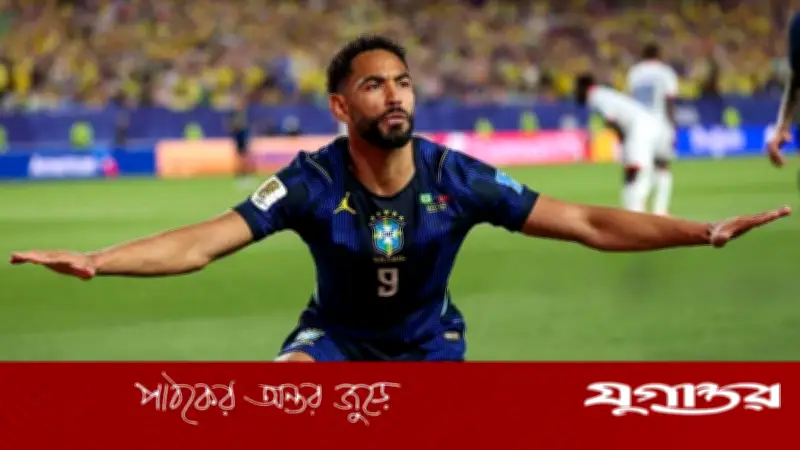 ব্রাজিলের জয়যাত্রা: প্রথমার্ধেই হাইতিকে ৩-০ গোলে উড়িয়ে দিল সেলেসাওরা