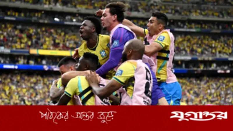 ২৪ বছর পর নকআউটে পিছিয়ে পড়েও জয় পেল ব্রাজিল