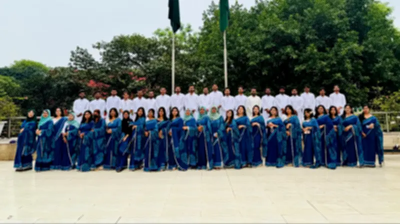 বিইউপিতে শাড়ি-পাঞ্জাবি দিবস উদযাপন: স্মৃতি আর রঙের মেলবন্ধন