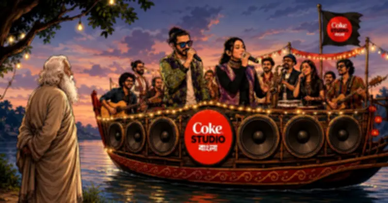 ‘মেঘ’ গানে ‘সোনার তরী’ ব্যবহার নিয়ে কোক স্টুডিও বাংলার তীব্র সমালোচনা