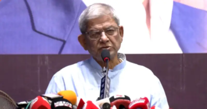 গণতন্ত্র আর আওয়ামী লীগ একসঙ্গে যায় না: মির্জা ফখরুল
