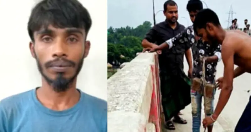 কুকুরের গলায় ইট বেঁধে নদীতে ফেলা: নরসিংদীতে যুবক আটক