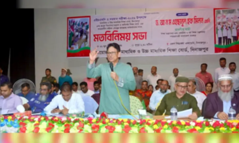 প্রশ্নপত্র ফাঁসের গুজবে কঠোর আইনি ব্যবস্থার হুঁশিয়ারি শিক্ষামন্ত্রীর