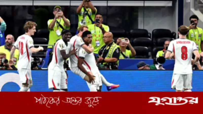 ৪-২ গোলে ক্রোয়েশিয়াকে হারিয়ে ইংল্যান্ডের দাপুটে জয়
