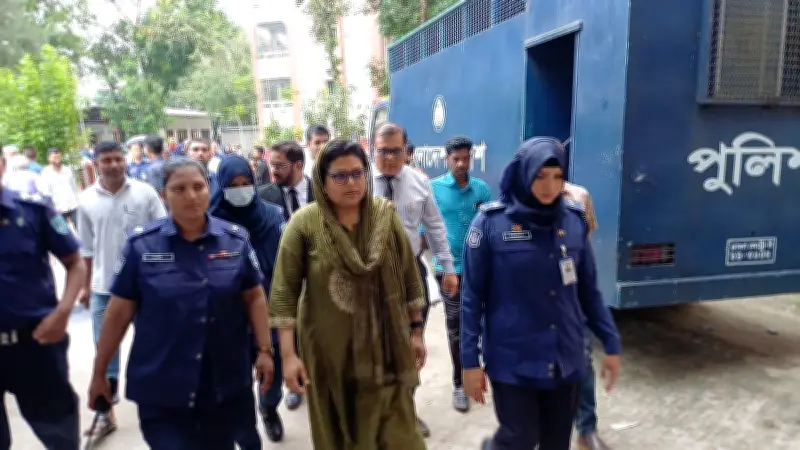 সন্ত্রাসবিরোধী মামলায় সাবেক এমপি নাঈমুজ্জামানের স্ত্রী কারাগারে