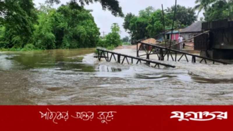 উত্তরের ৪ জেলায় বন্যার আভাস, সিলেটে ভারি বৃষ্টিপাত