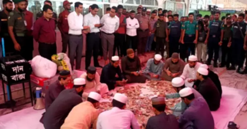 শাহজালাল মাজারে দানবাক্সের টাকা প্রকাশ্যে গণনা শুরু