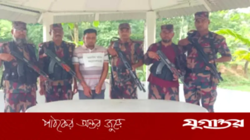 বড়লেখায় সীমান্তে ভারতীয় নাগরিক আটক, বিজিবির অভিযান