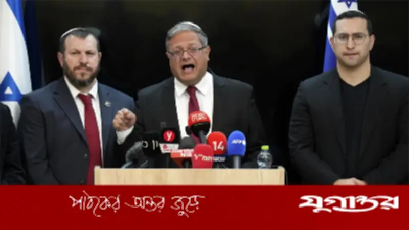 ইসরাইলের নিরাপত্তামন্ত্রীর উসকানি: পুরো লেবানন পুড়ে যাক