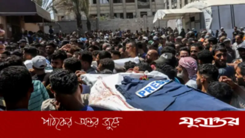 গাজায় ইসরাইলি হামলায় আল জাজিরার ক্যামেরাপারসনসহ নিহত ৬