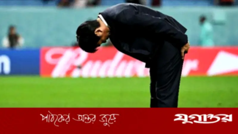 ব্রাজিলের কাছে হারের পর মাথা নত করে ক্ষমা চাইলেন জাপানের কোচ মোরিয়াসু