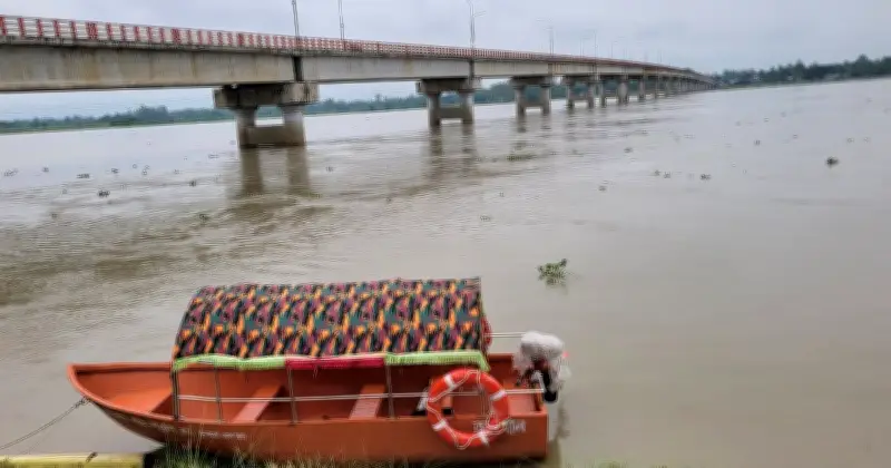 কুড়িগ্রামে ধরলা নদীর পানি বৃদ্ধি, বন্যার আশঙ্কা
