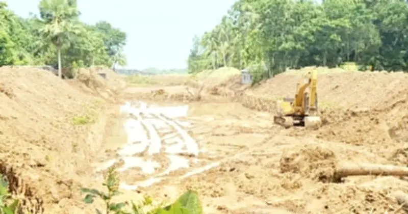 মধুমতী নদীর প্লাবনে নড়াইলে ৬ হাজার একর জমির ফসল ও বসতবাড়ি ক্ষতিগ্রস্ত