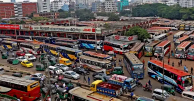 যানজট নিরসনে মহাখালীর বাস ডিপো পূর্বাচলে স্থানান্তরের সিদ্ধান্ত