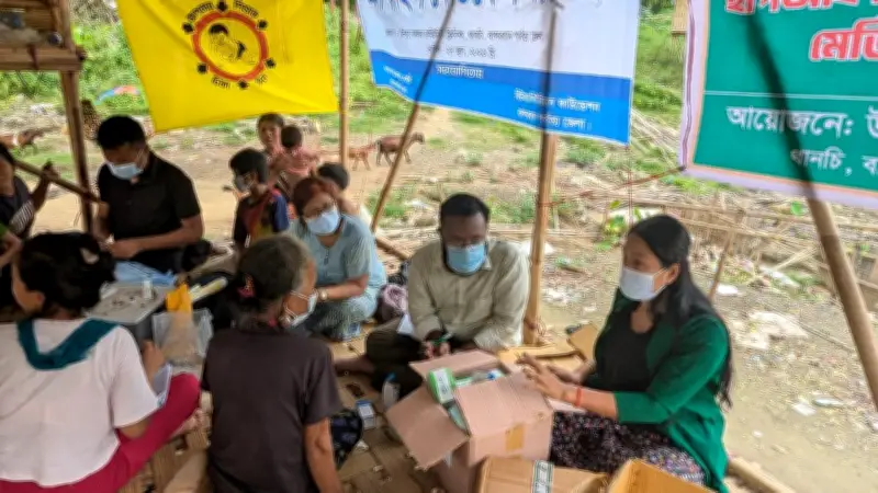 পাহাড়ে খুমী গ্রামে হাম-রুবেলা আতঙ্ক, জরুরি চিকিৎসা ক্যাম্প