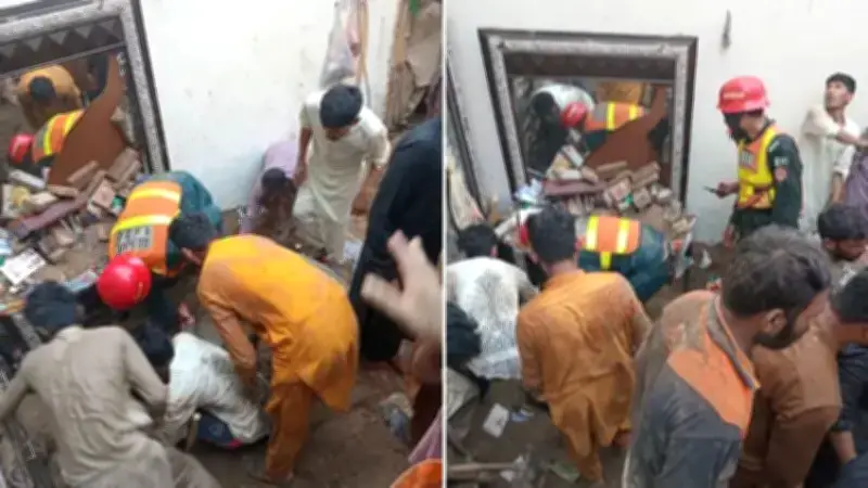 পাকিস্তানে টিউশন সেন্টারের ছাদ ধসে ১৪ শিশুর মৃত্যু