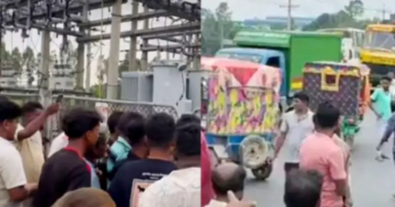টাঙ্গাইলের মির্জাপুরে তীব্র লোডশেডিংয়ে জনজীবন বিপর্যস্ত, সড়ক অবরোধ বিক্ষোভ