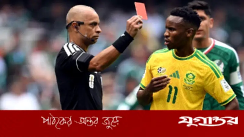 থেম্বা জোয়ানেকে তিন ম্যাচ নিষিদ্ধ করল ফিফা