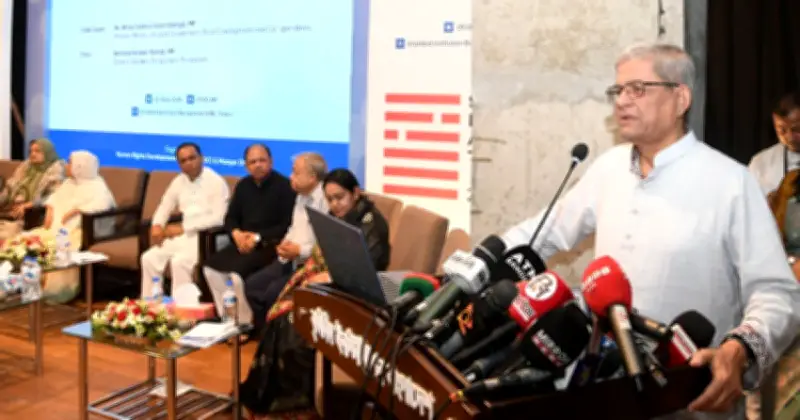 নিখোঁজদের পরিবারের জন্য বিশেষ ভাতা প্রস্তাবের ঘোষণা মির্জা ফখরুলের
