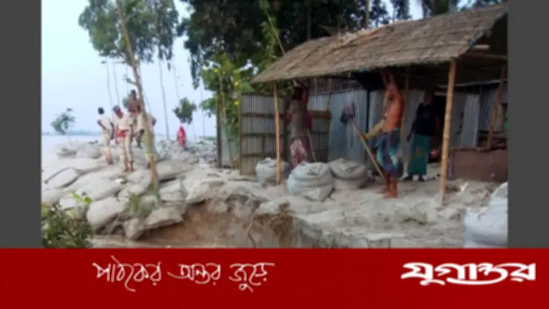 তিস্তার ভাঙনে বসতভিটা হারিয়ে দিশেহারা নদীপাড়ের মানুষ