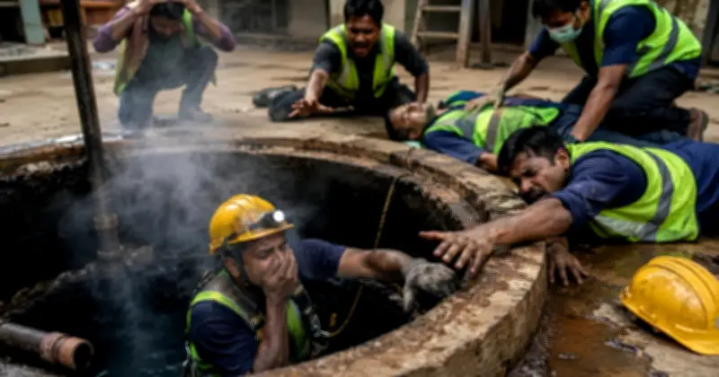 সেপটিক ট্যাংকের অদৃশ্য ঘাতক: কেন মুহূর্তে প্রাণ যায় একাধিক মানুষের?