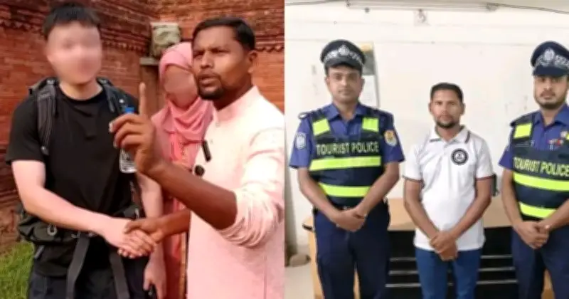 পাহাড়পুরে চীনা পর্যটককে হেনস্তা: টিকটকার আব্দুল মাবুদ গ্রেপ্তার