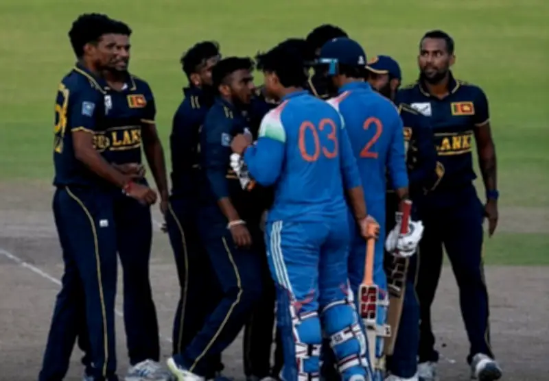 বৈভব সূর্যবংশীর ধাক্কায় বিব্রতকর ঘটনা শ্রীলঙ্কার বিপক্ষে ম্যাচে
