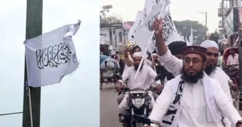 কালিমা লেখা সাদা পতাকা ছড়িয়ে পড়ায় নিরাপত্তা উদ্বেগ, তদন্তে পুলিশ