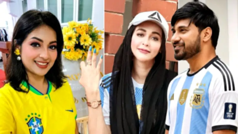 বিশ্বকাপে তারকাদের ফেসবুক যুদ্ধ: ব্রাজিল-আর্জেন্টিনা সমর্থনে মজার পোস্ট