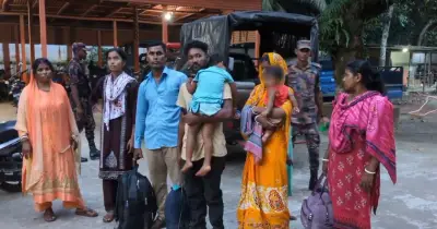 শেরপুর সীমান্তে শিশুসহ ৯ বাংলাদেশি আটক