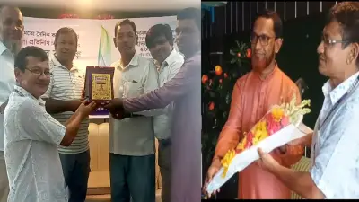 আখাউড়ায় তিন সাংবাদিককে সংবর্ধনা, ইসলামী ব্যাংক চেয়ারম্যানের পদত্যাগ দাবি