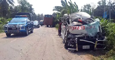 স্বামীর মরদেহ নিয়ে ফেরার পথে সড়ক দুর্ঘটনায় স্ত্রীর মৃত্যু