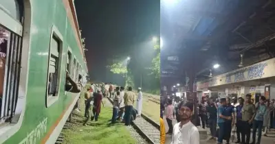 ভৈরবে রেলপথ অবরোধে ট্রেন চলাচল ব্যাহত, পাঁচ ট্রেন আটকা