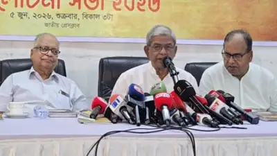 মির্জা ফখরুলের সতর্কবার্তা: গণতন্ত্র ব্যাহত করার ষড়যন্ত্র