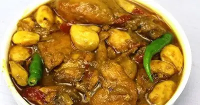 কাঁঠালের বিচি ও দেশি মুরগির অনন্য রেসিপি