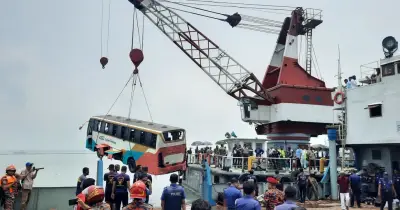 রাজবাড়ীতে বাসডুবি: গ্রেপ্তার তিনজন জামিন পেলেন