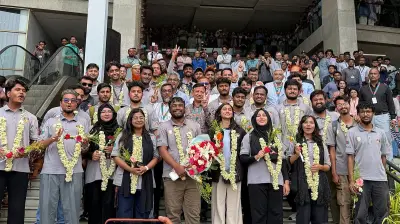 ইউআইইউ মার্স রোভার দলকে সংবর্ধনা, বিশ্বে তৃতীয় স্থান অর্জন