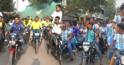 বিশ্বকাপে ব্রাজিল-আর্জেন্টিনা সমর্থকদের উৎসব যশোরের বাঘারপাড়ায়