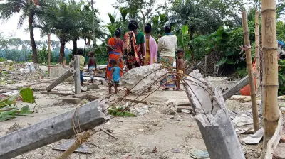 পুঠিয়ায় ক্ষুদ্র জাতিগোষ্ঠীর বাড়িঘরে হামলা, ৬ দিন পর মামলা
