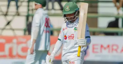 জিম্বাবুয়ের বিপক্ষে টেস্টে ১৪০ রানে অলআউট বাংলাদেশ