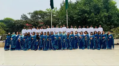 বিইউপিতে শাড়ি-পাঞ্জাবি দিবস উদযাপন: স্মৃতি আর রঙের মেলবন্ধন