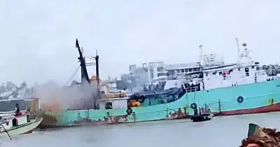 কর্ণফুলীতে জাহাজে বিস্ফোরণে ৬ নাবিক দগ্ধ