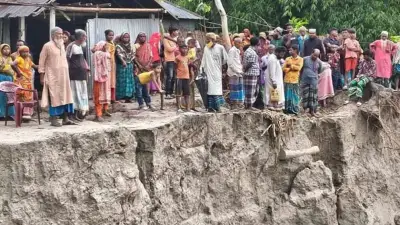 গাইবান্ধায় নদীভাঙনে ১১৮ হেক্টর ফসল নষ্ট, ঘরবাড়ি বিলীন