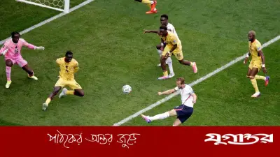 ঘানার রক্ষণদৃঢ়তায় ইংল্যান্ডের গোলশূন্য ড্র, গ্রুপ শীর্ষস্থান হাতছাড়া